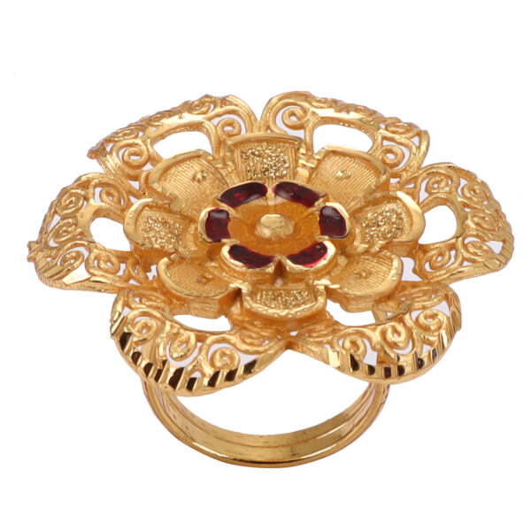 Flower Mina Finger Ring