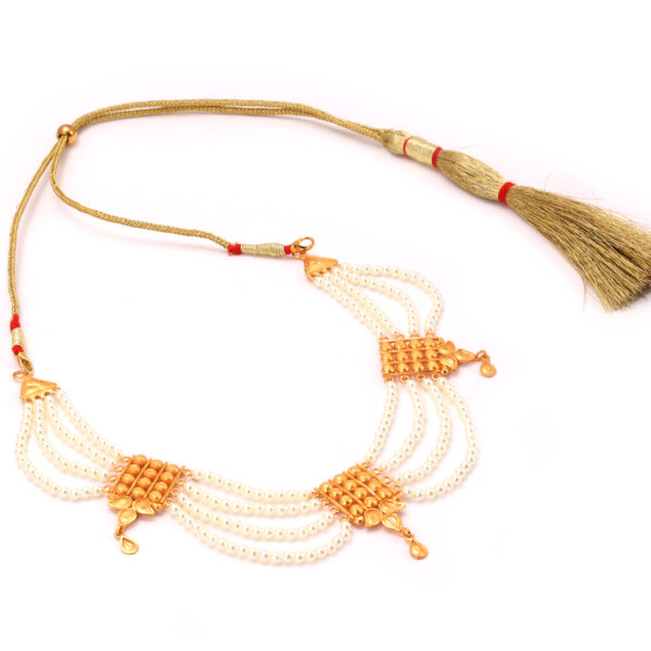 White Beads Necklace - Image 2