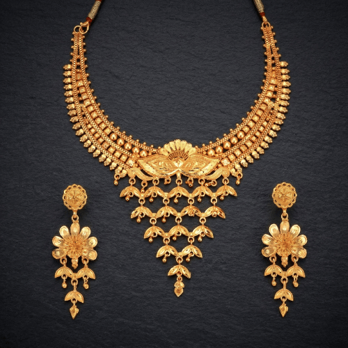 Gold Plated Necklace (MJN045)