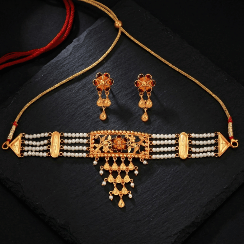 Gold plated choker (MJ018)