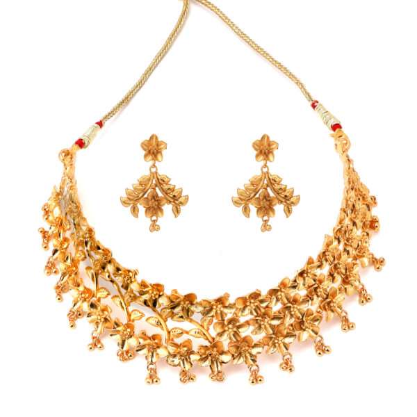 Gold plated bridal chocker (MJ021)