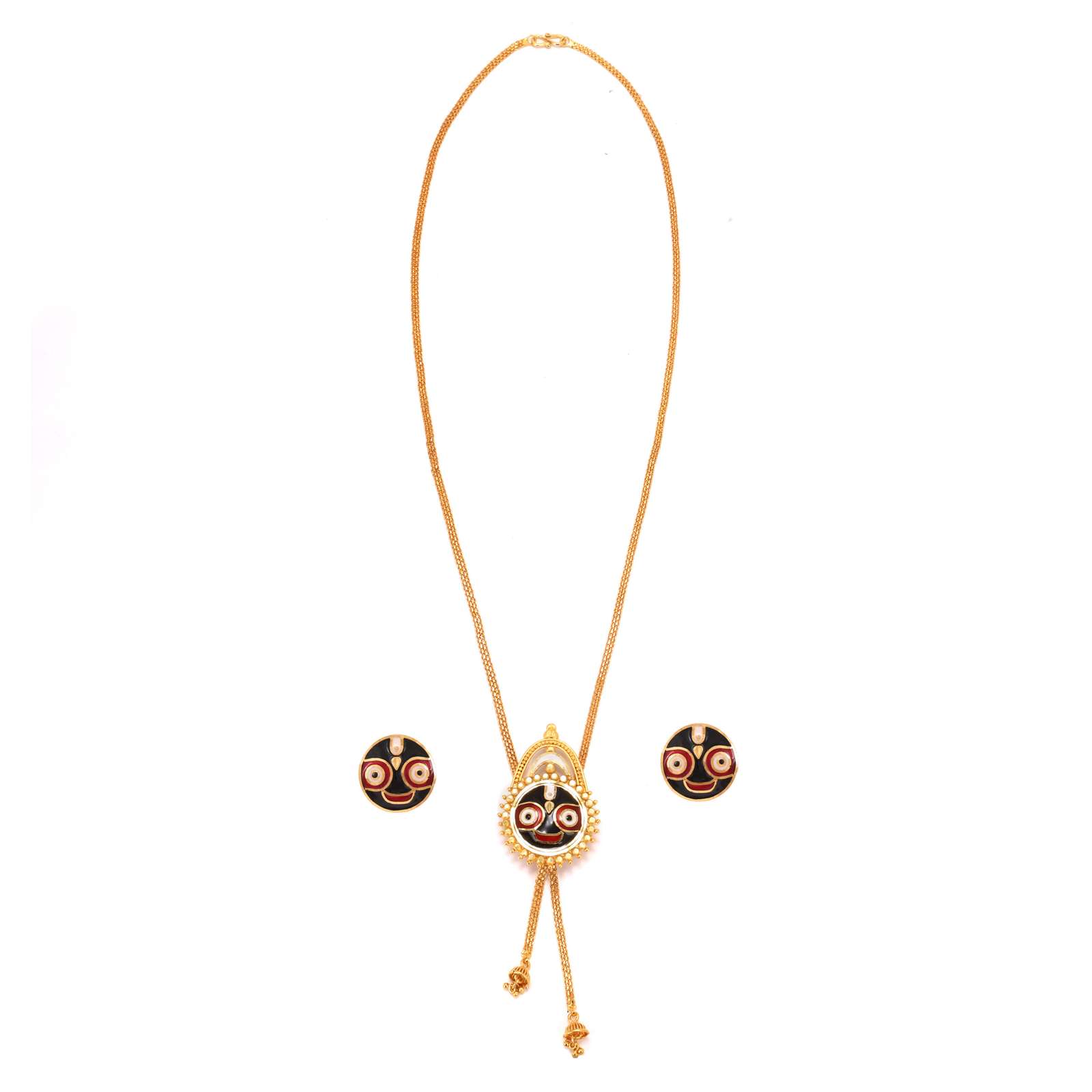 Gold plated tie pendent