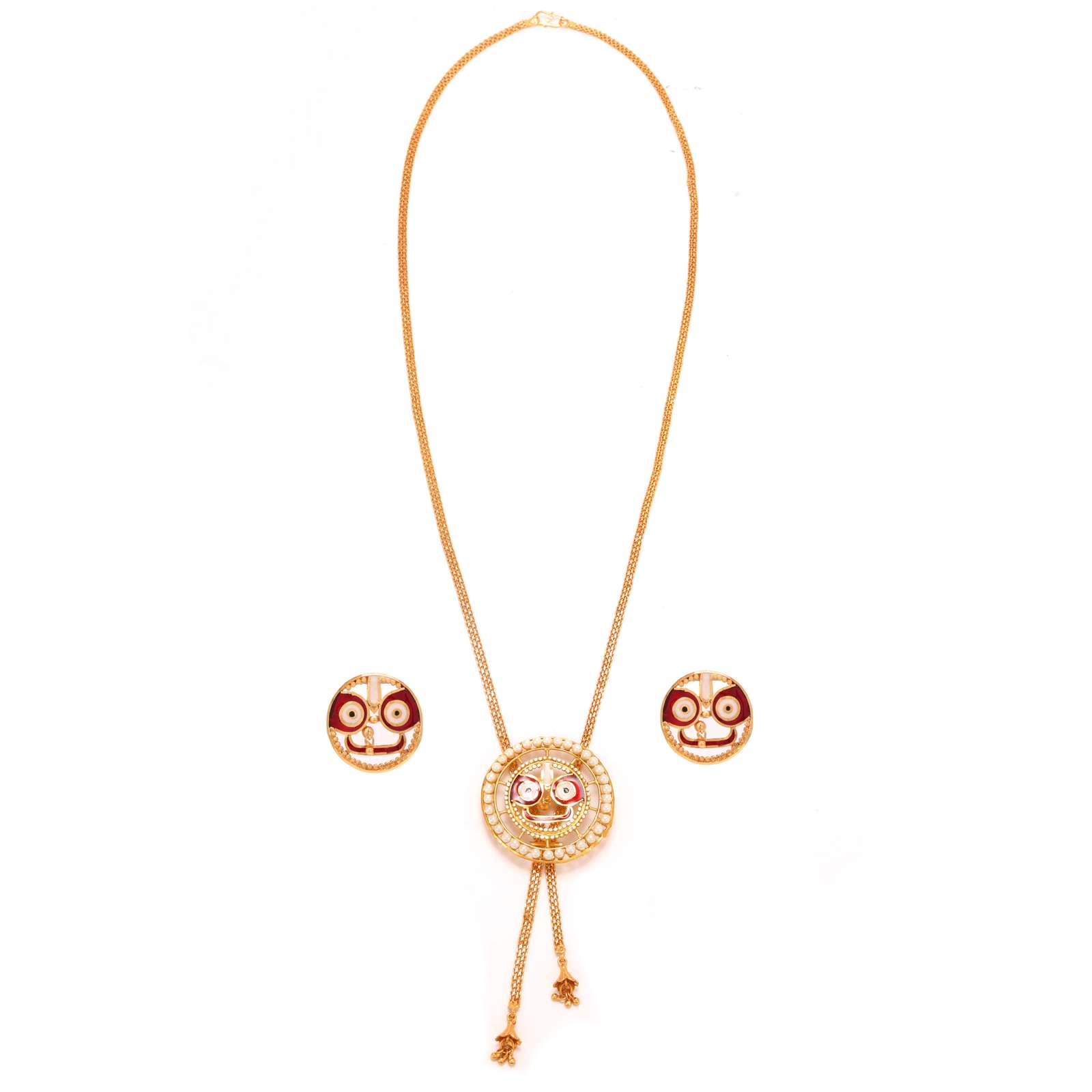 Gold plated tie pendent