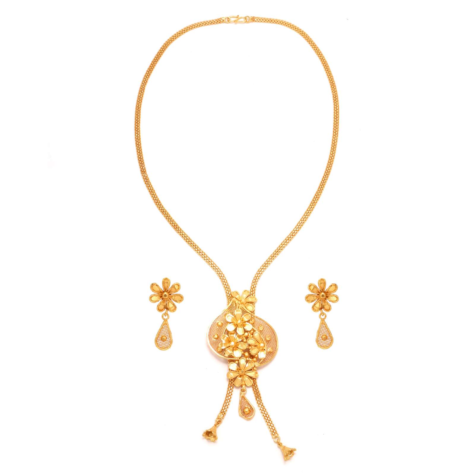 Gold plated tie pendent