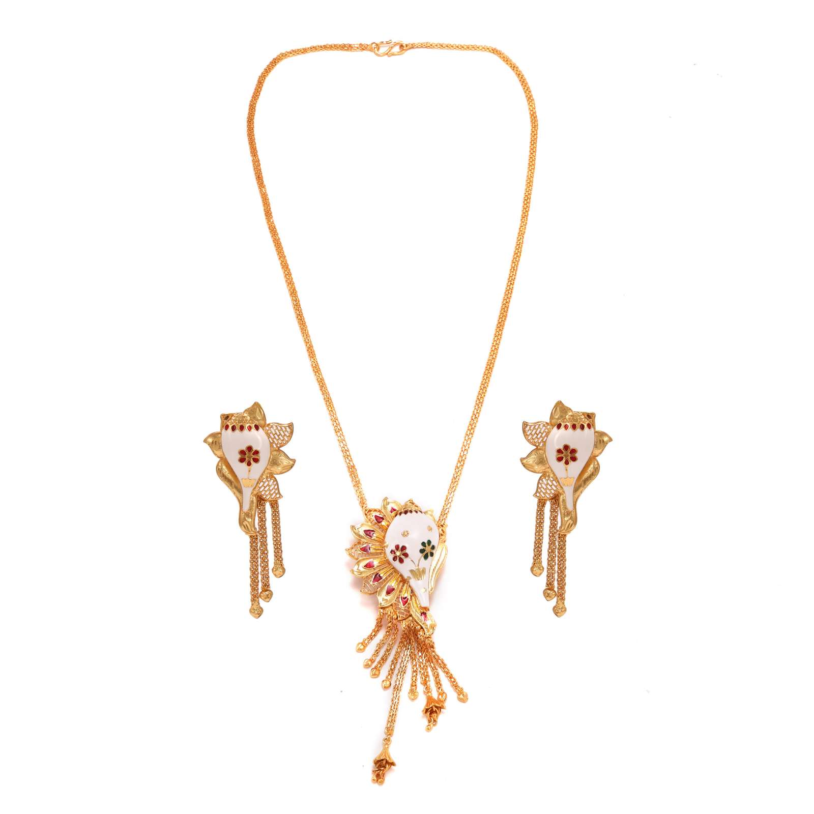 Gold plated tie pendent